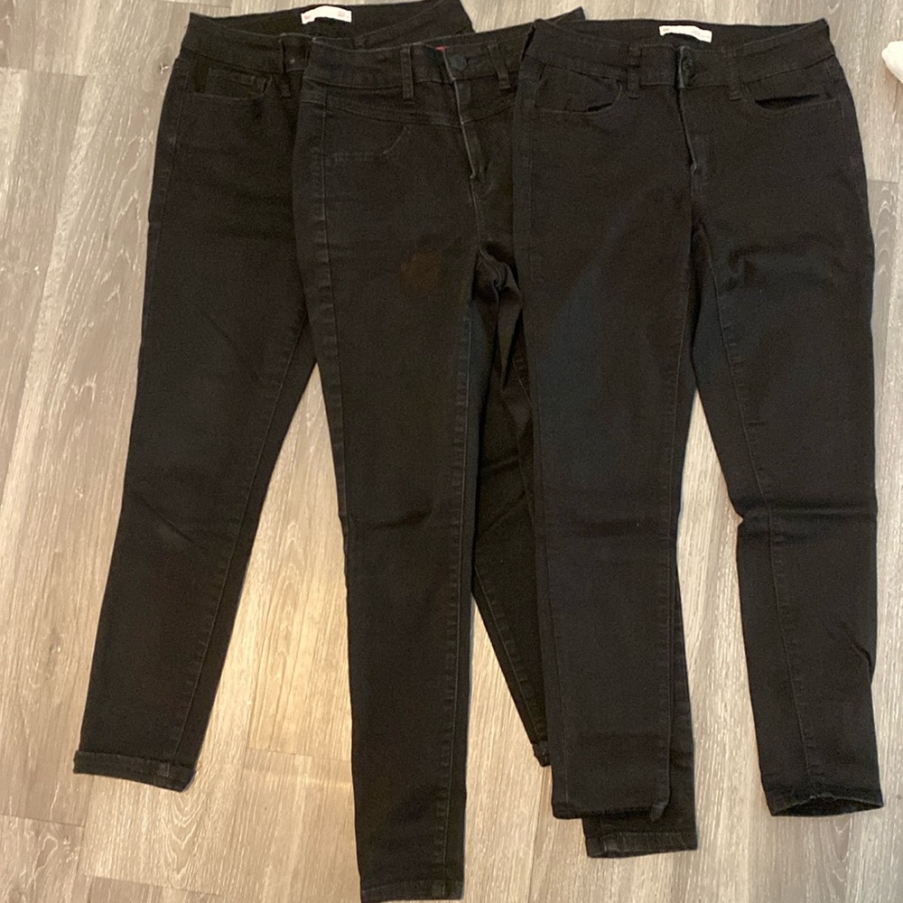 SO size 5(27) bundle of 3 black jeans